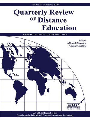 cover image of Quarterly Review of Distance Education, Volume 21, Number 4